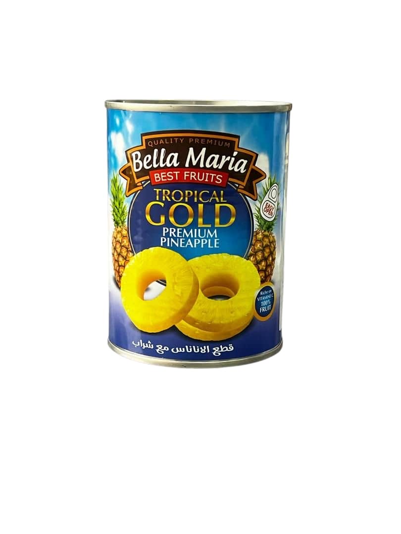 شرائح الاناناس قولد 565غ