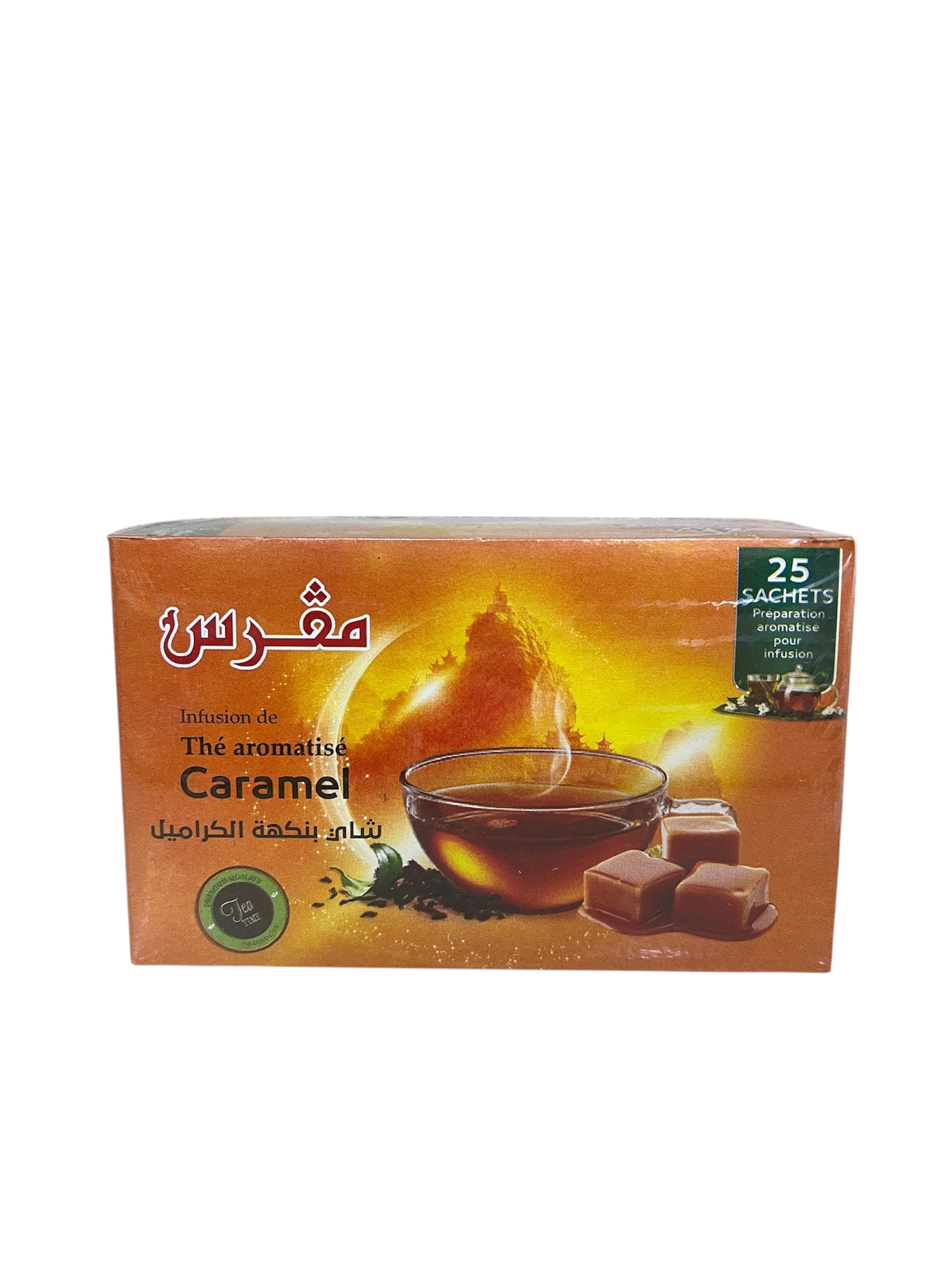 شاي مقرس كراميل 25كيس